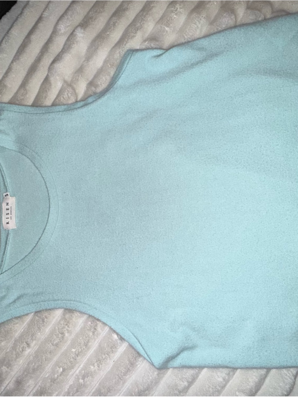 Risen Women's Light Blue Tank Top